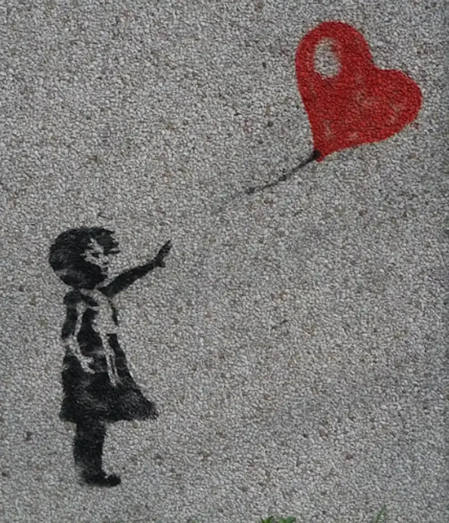 djevojčica s balonom