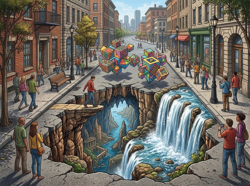 3D street art i optičke iluzije na ulicama (objašnjeno)