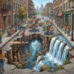 3D street art i optičke iluzije na ulicama