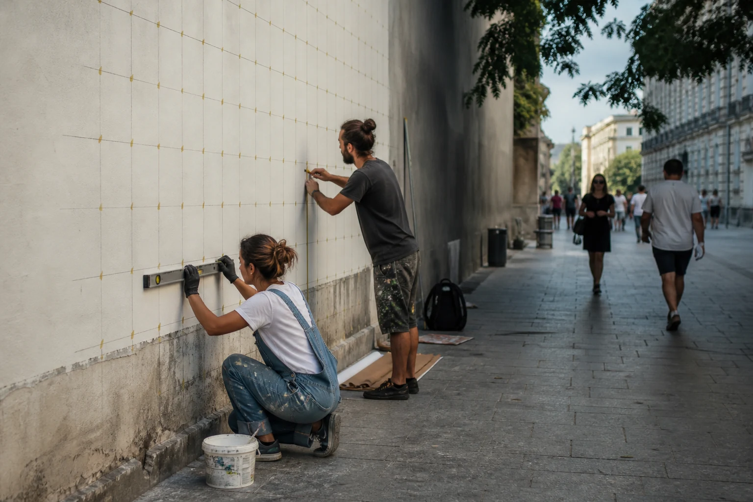 Fotografija za temu kako nastaje mural